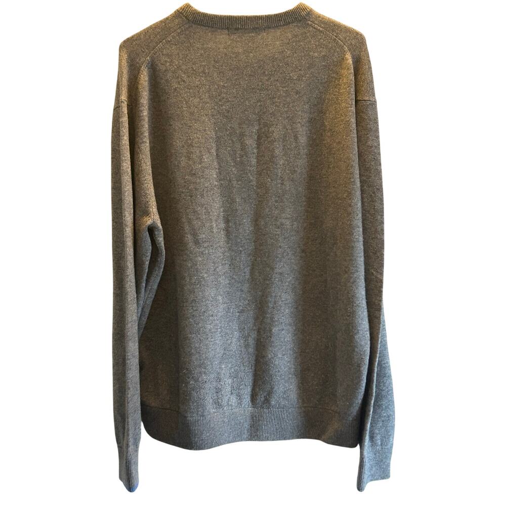 Greyson grey XXL wool cashmere men’s sweater business casual office - Picture 3 of 6